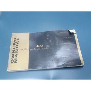1994 Chrysler Jeep Grand Cherokee Owners Manual Original OEM Orginal Guide